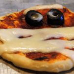 Baby pizzas mummies for Halloween