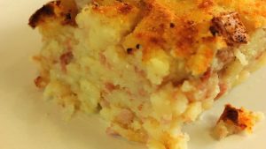 Potatoe and ham casserole - Thanksgiving for kids