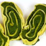 Homemade spinach pasta rolls and baby puree recipe