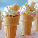 Finti gelati alla banana e cioccolato (icecream cupcakes)