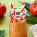 Kids Gazpacho with Tomatoes and Cucumbers – freshness in a sip!