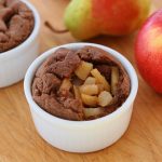 Apple and pears chocolate cake – dairy & egg free