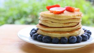 Nutritious Yogurt and Almond Pancakes