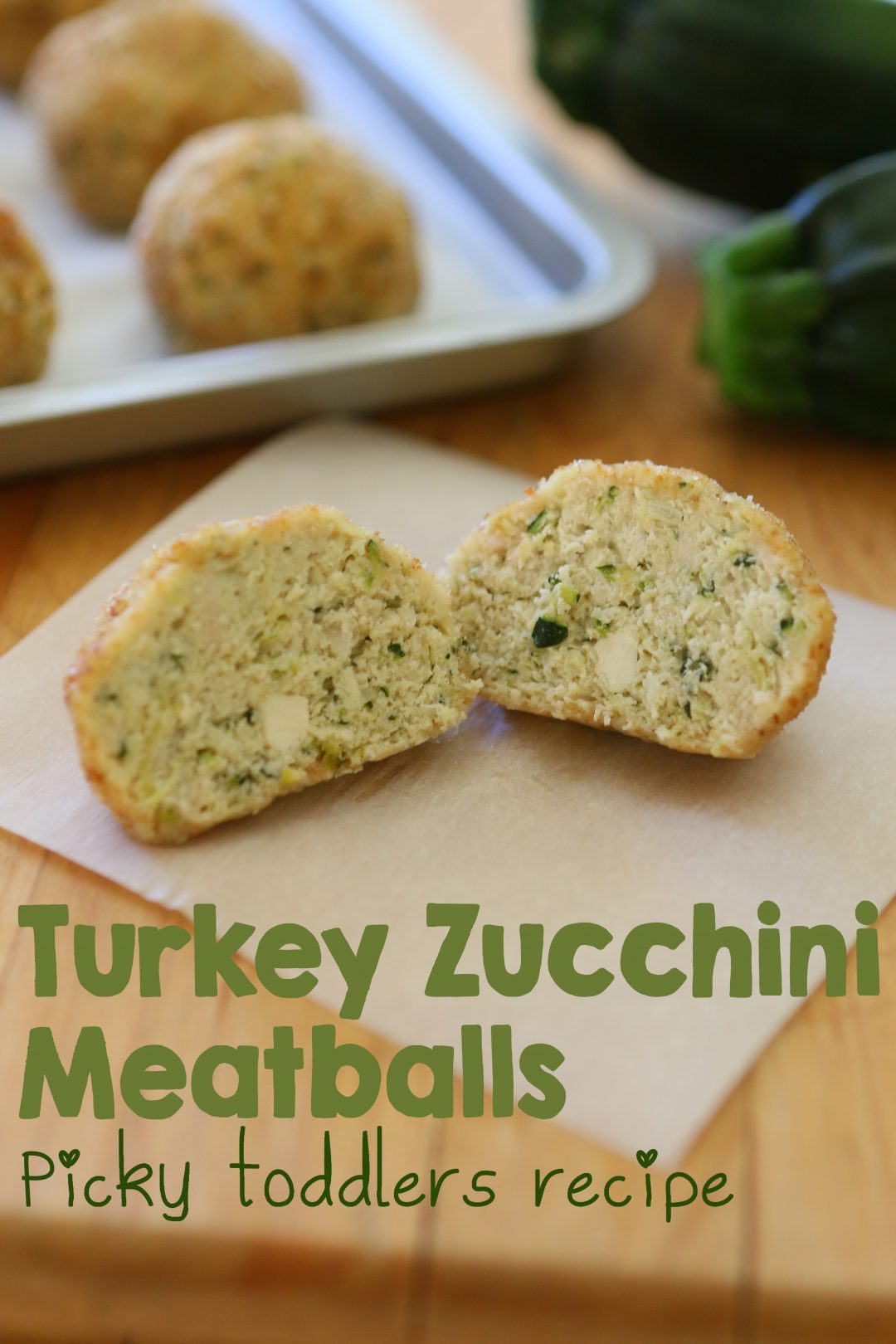 Baked Turkey Zucchini Meatballs Buona Pappa