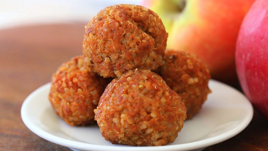Quinoa beef meatballs baby finger food Buona Pappa