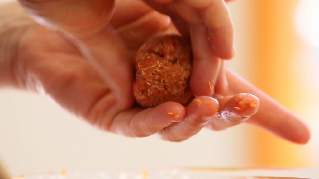 Quinoa beef meatballs baby finger food Buona Pappa