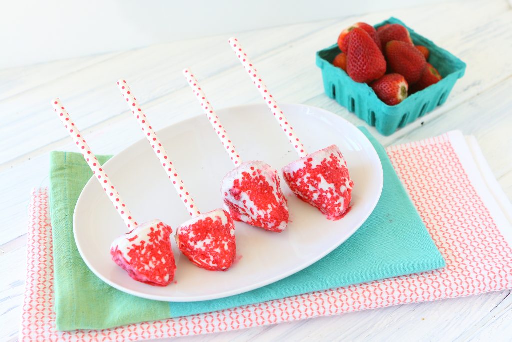 strawberry pops