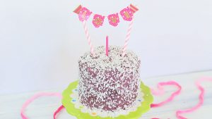Baby Chocolate Purple Cake