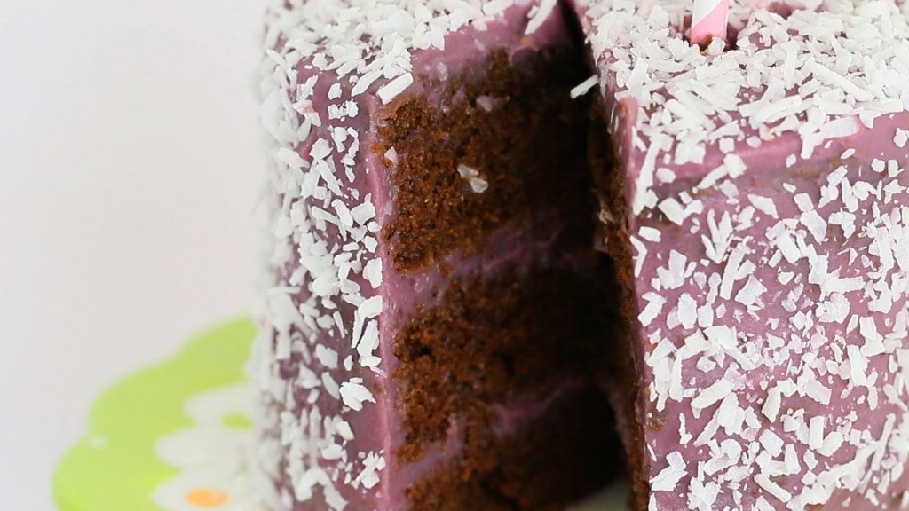 chocolate purple baby cake28