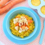 Chicken Rice Saffron baby puree