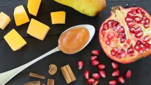 Pomegranate Pumpkin Pear Puree