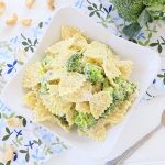 Broccoli Pasta with Cashews cream
