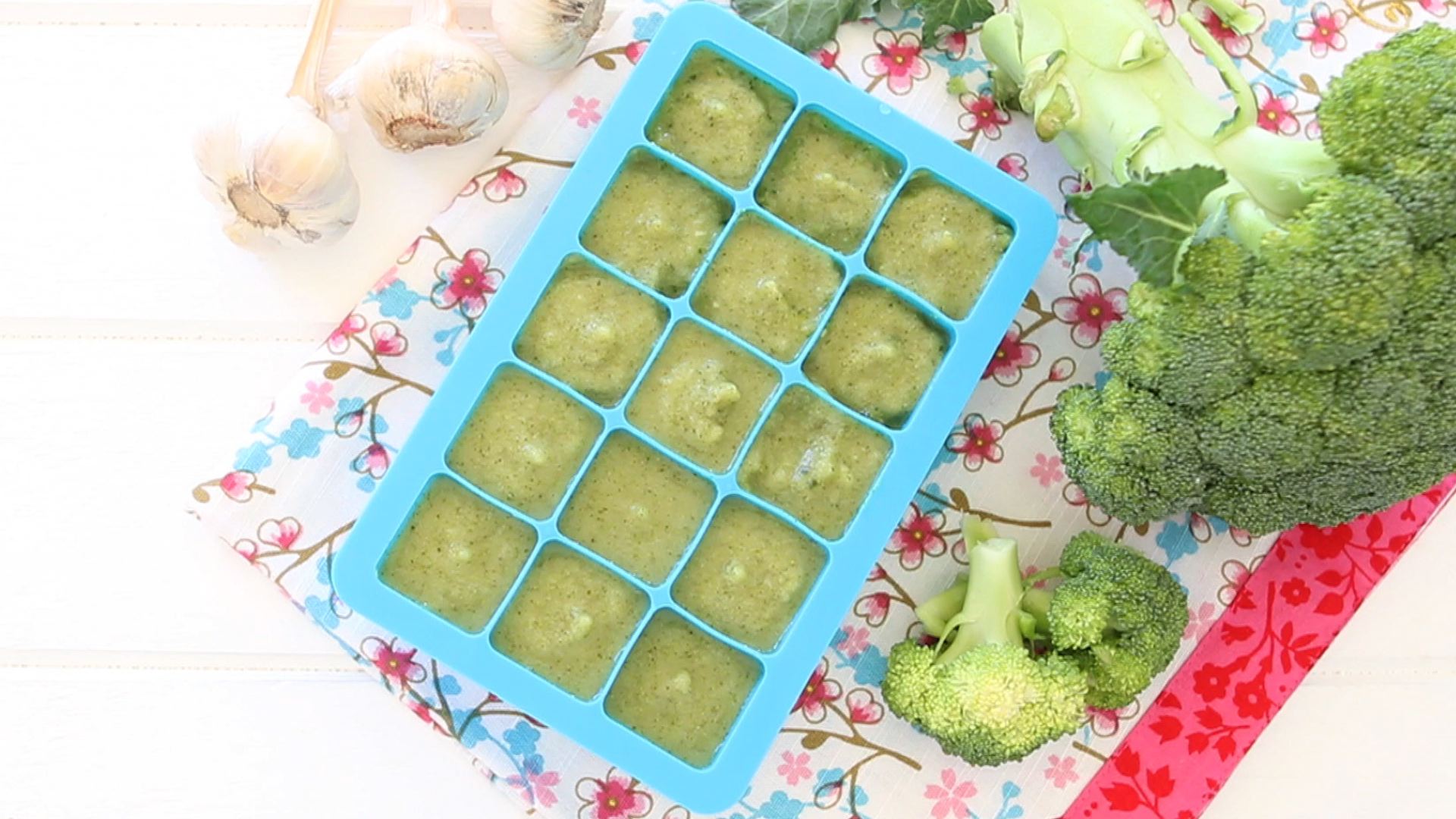 Green Sprouts Fresh Aqua Baby Food Freezer Tray