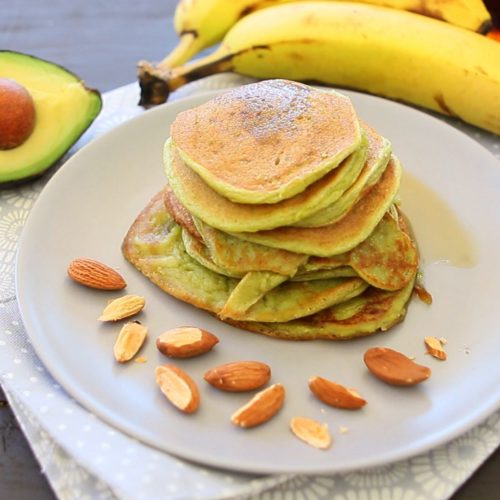 Banana Avocado Almond Pancakes 6M Vegan Buona Pappa