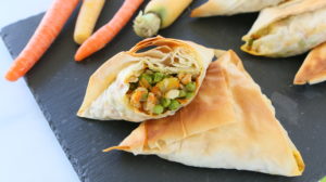 Baked Chicken Vegetable Samosa