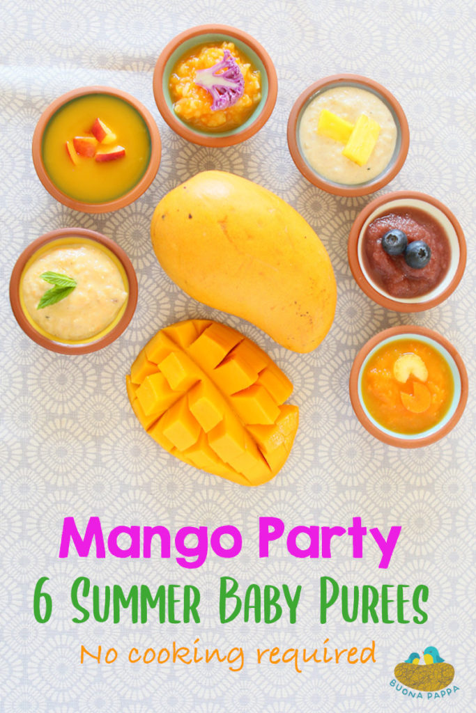 Mango Baby Puree Party +6M