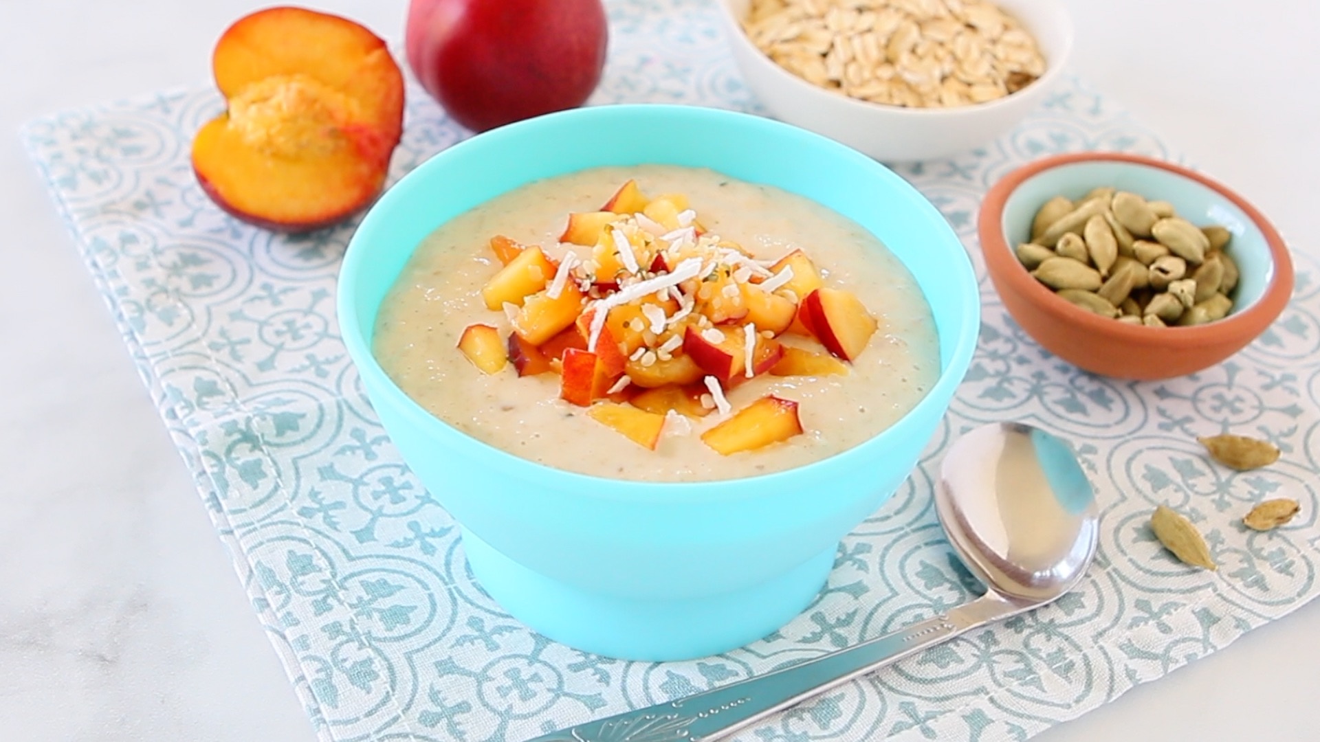 peach porridge baby