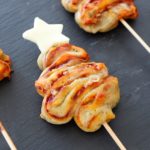 Pizza Tree on a Stick – Christmas toddler fun food