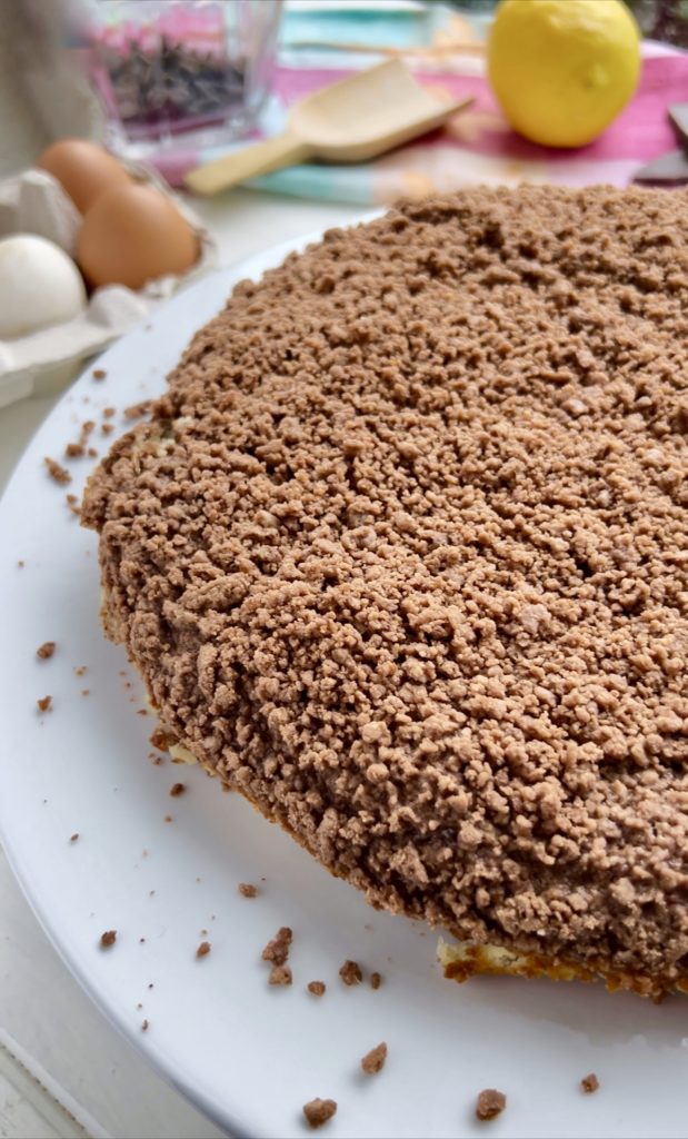 The Best Italian Ricotta Crumble Cake - Torta Sbrisolona